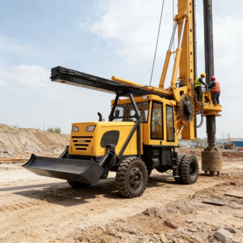 Intelligent Crawler Rotary Drilling Rig for Automated Drilling Remote Control Convenient for Unmanned Operation