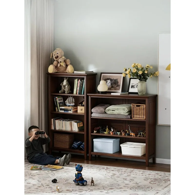 

Книжный шкаф из массива дерева, американский стеллаж, шкаф для хранения с государственной субсидией, витрина, полка, шкаф для хранения, журнальный шкаф