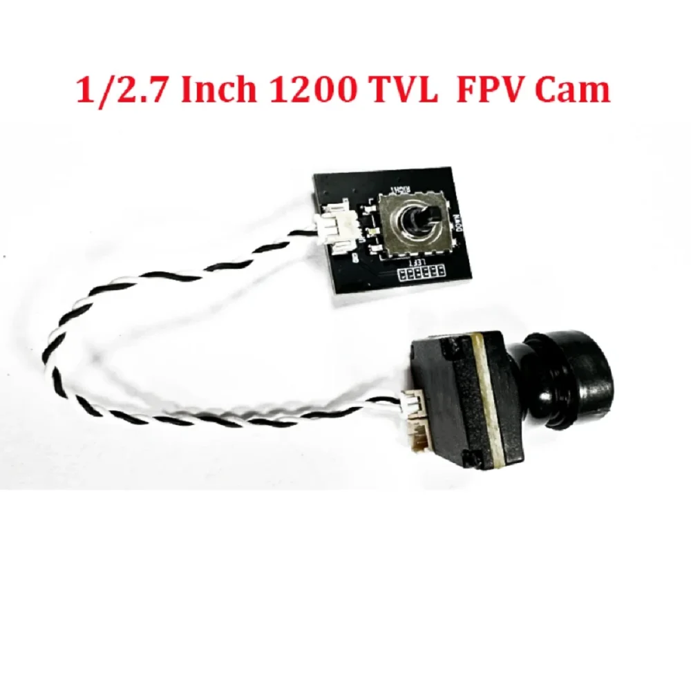 

1/2.7 ”Φ 1200 TVL Мини FPV камера 2,1 мм Мощность объектива 5V PAL/NTSC с OSD внутренней регулировкой для радиоуправляемого FPV дрона