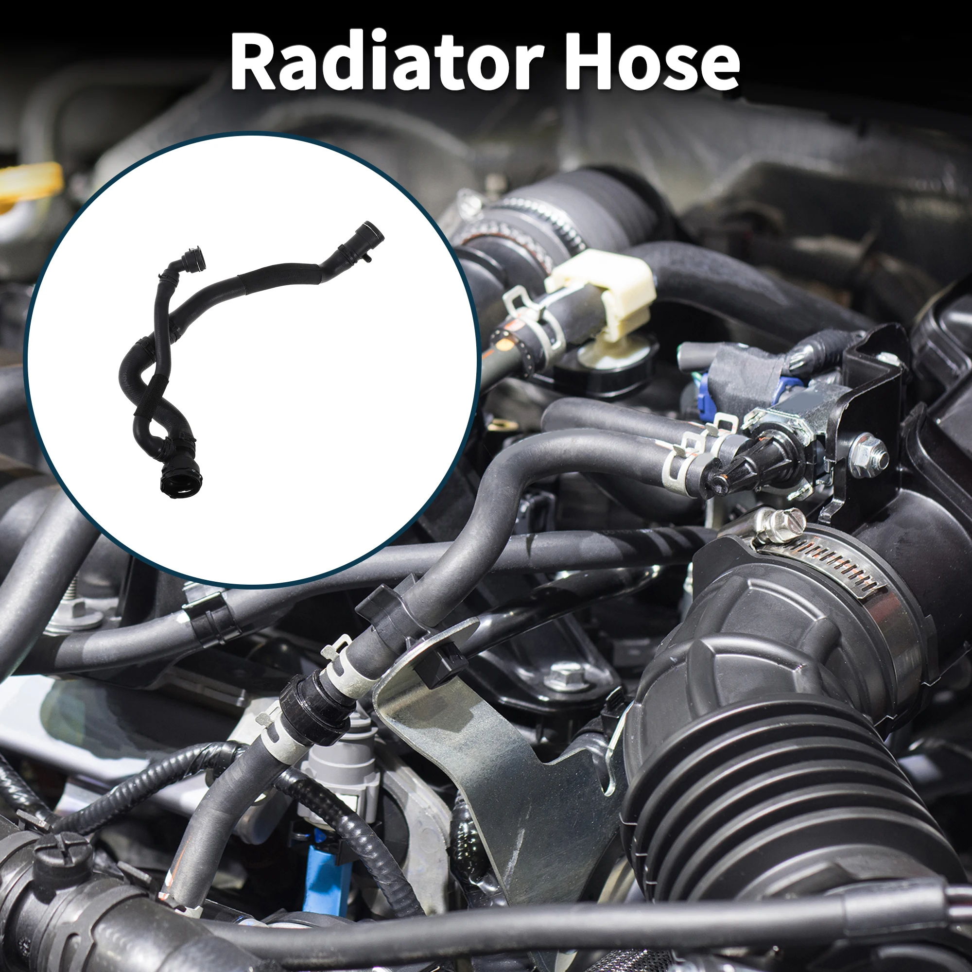 

UXCELL Radiator Hose No.4GD121049A for Audi A6L 2012-2018 Downpipe