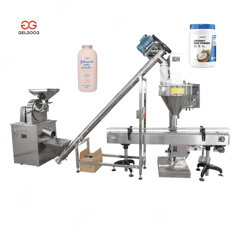 Cocoa Power Bottle Filling And Packing Machine Dry Powder Filling Machine