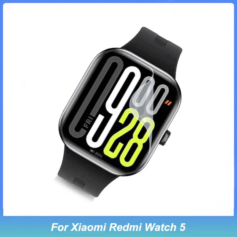 2pcs Screen Protector Hydrogel Film For Xiaomi Redmi Watch 5 Full screen film coverage High-definition film for Redmi Watch5