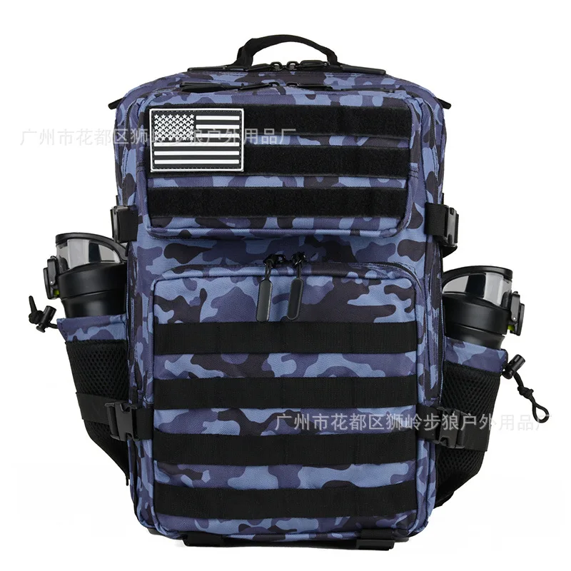 

Amazon Cross-Border Wear-Resistant Camouflage Tactical Backpack Waterproof Hiking Bag Outdoor Sports Backpack Customizable