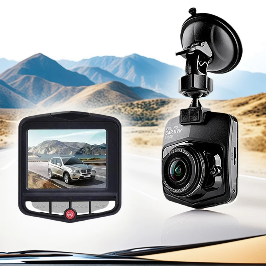 

1080P Car DVR Dash Cam - HD Video Recorder with Night Vision & Parking Monitor