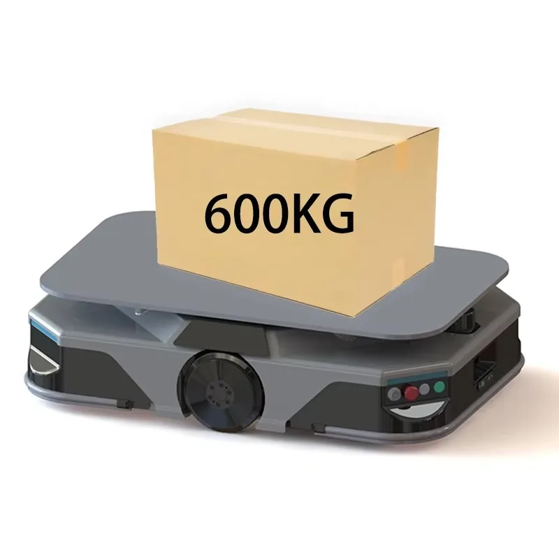 Avg Logistics Robotic Trade 600kg Laadvermogen Navigatie Ip67 AGV Robotic Warehouse Logistics Robotic voor materiaalbehandeling