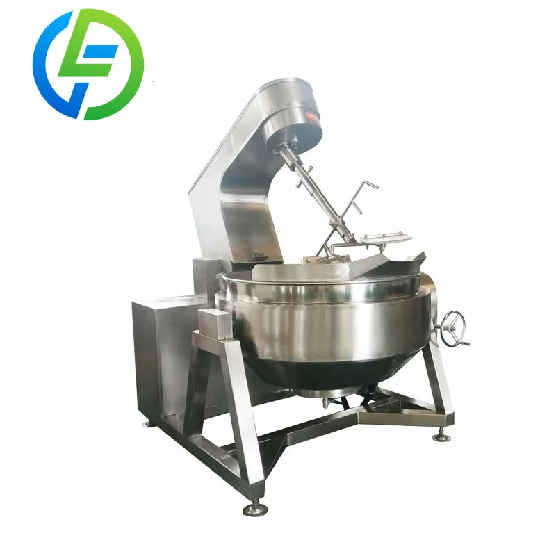 Customize Gas Heat Tomato Paste Candy Mixer Pan Candy Cooking Machine Brigadeiro