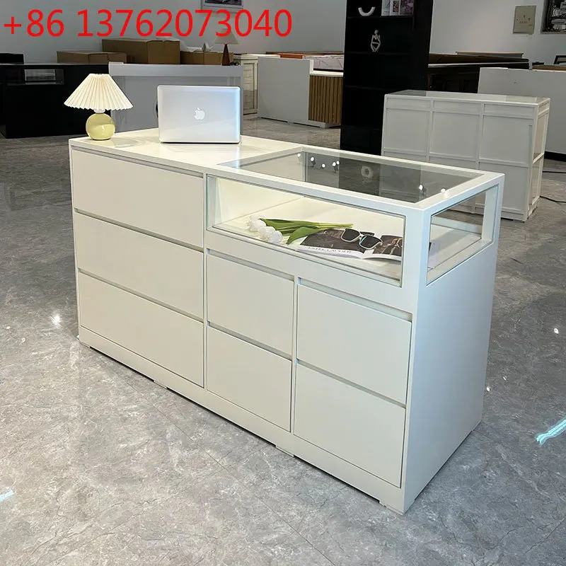 

Clothing store Nakajima table baking paint Nakajima display stand women's clothing store glass display cabinet