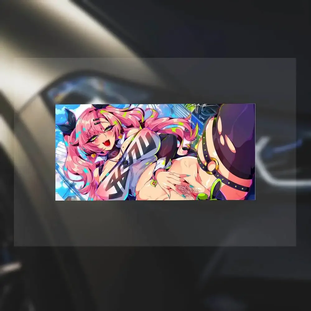 

Anime Girl Hentai Nicole Demara Zenless Zone Zero Motorcycle Reflective Stickers Skateboard Laptop Water Bottle