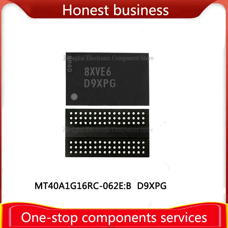 MT40A1G16RC-062E:B D9XPG BGA96 DDR4 16Gb MT40A1G16KNR-062E:E D9WFS MT40A1G16WBU-083E:B D9TPH MT40A256M16GE-083E AIT:B D9VWB 4GB