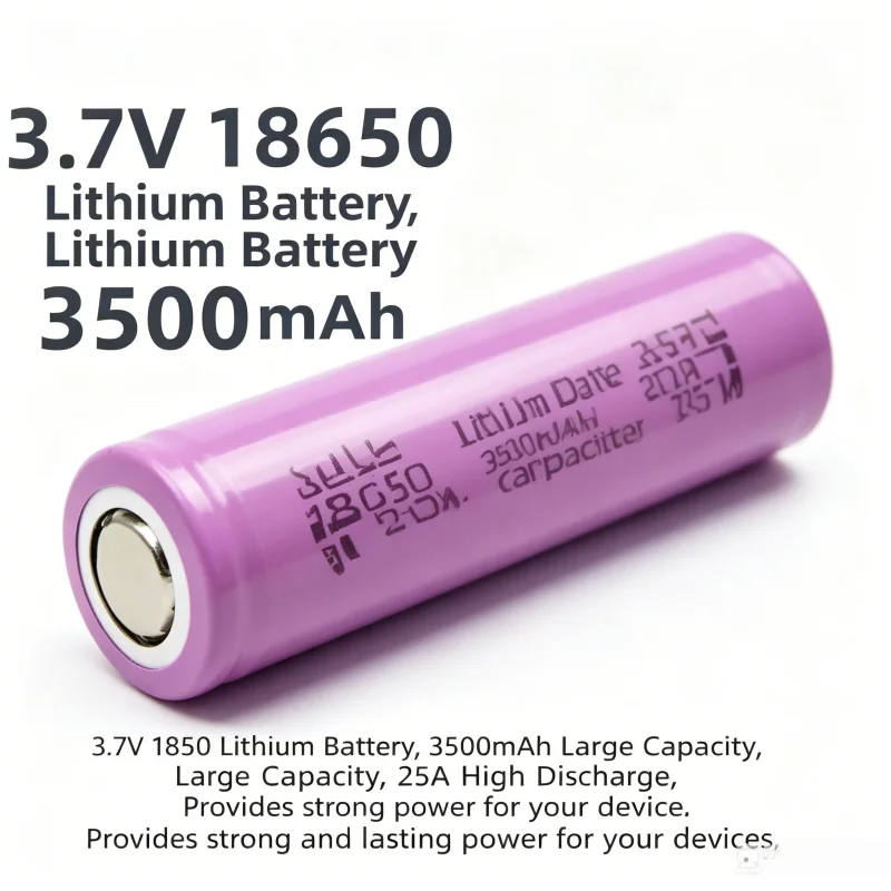 

Professional 18650 Lithium Battery 3500mAh 25A Discharge for Electric Bicycles, Balance Scooters and Energy Storage Systems