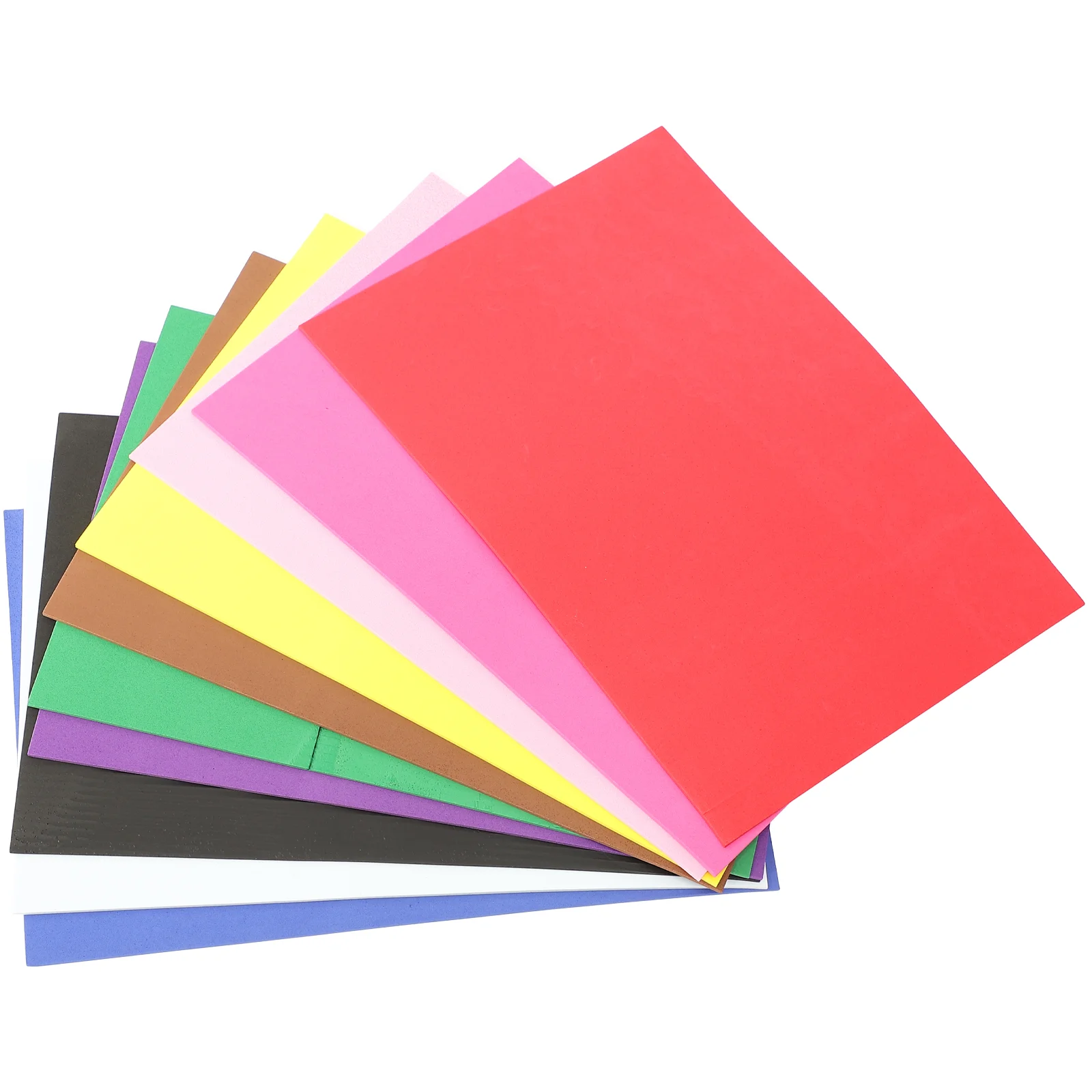 

10PCS A4 Size Mixed Color Thick Sponge Paper Handicraft DIY Use Source Material Sheets DIY Sheets Craft Sheets