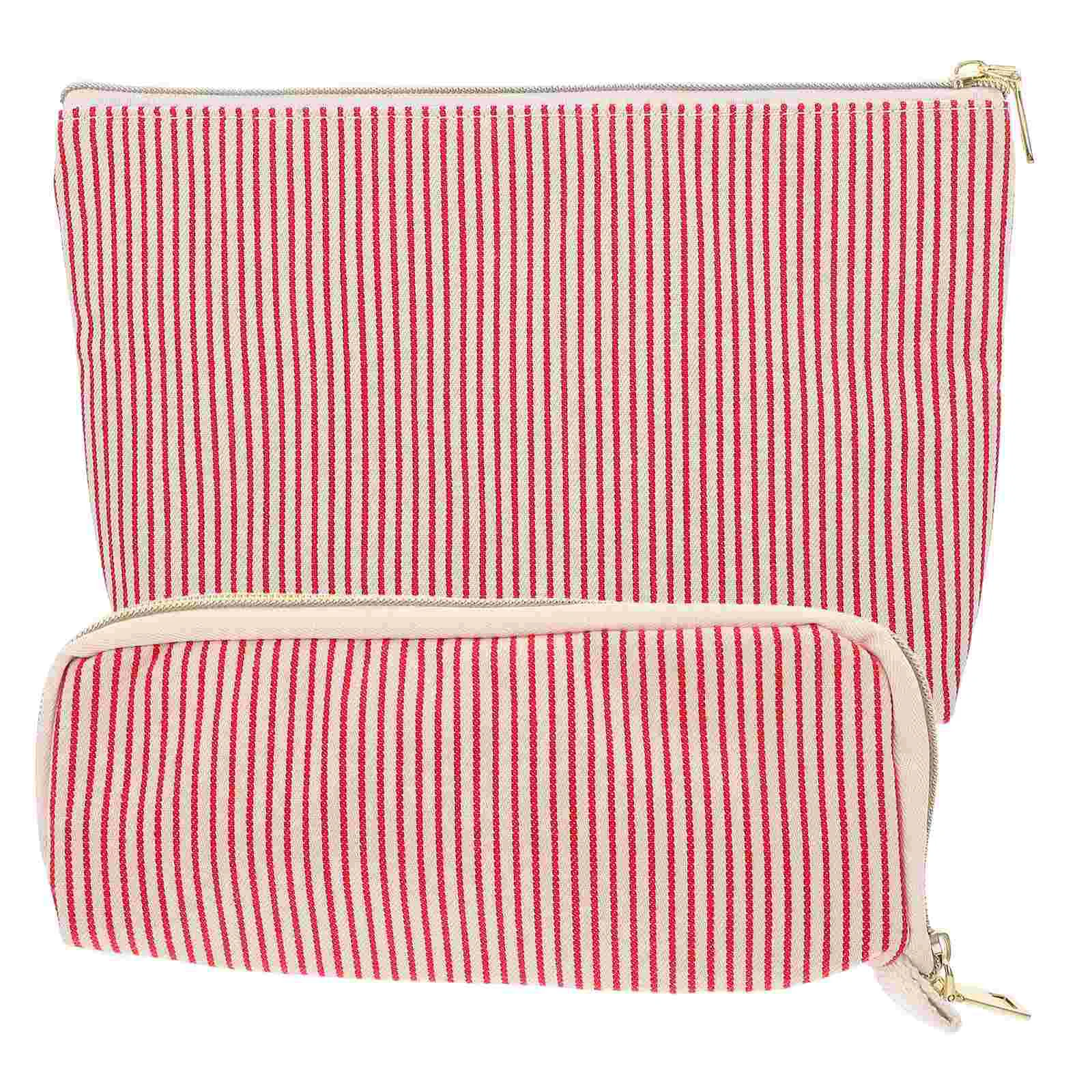 

2 Pcs Travel Storage Bag Large Makeup Organizer Big Toiletry for Women Bags Outdoor Polyester Toiletries