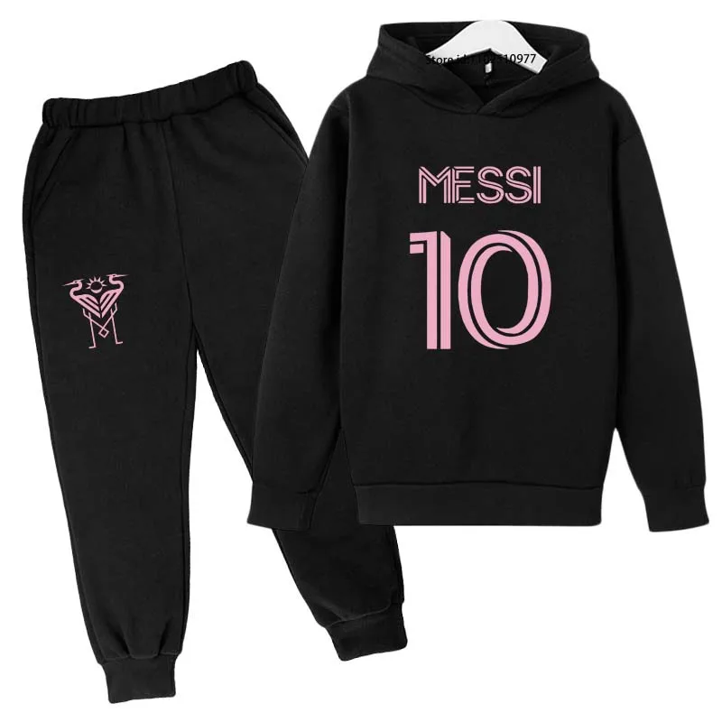 

Kids Spring Autumn Casual Tracksuits 3-13 Years Boys Girls NO.10 Print Fans 2pcs Hoodie+Pants Kits Children Outfits Clothes Sets