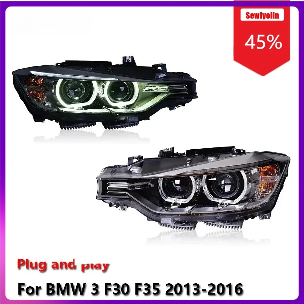 

Sewiyolin Car LED Lamp Headlight Light Assemblies For BMW 3 F30 F35 2013-2016 Auto Fog DRL Brake Turn Signal Lamp Plug And Play