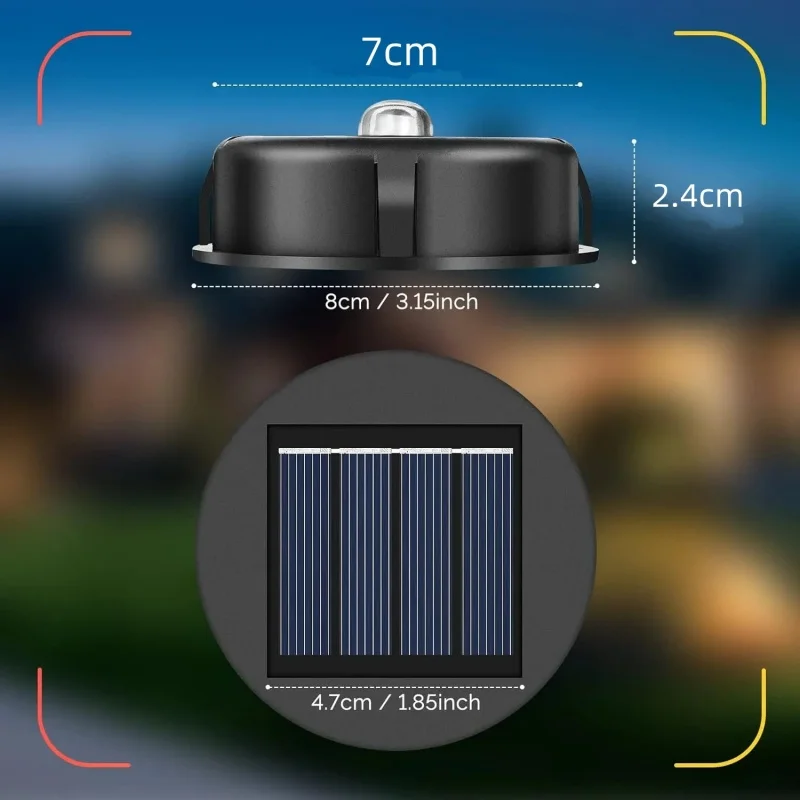 2-8 Pieces Of Solar Lamp Replacement Parts Outdoor Hollow Projection Lamp Electronic Accessories Suitable For Outdoor Hanging