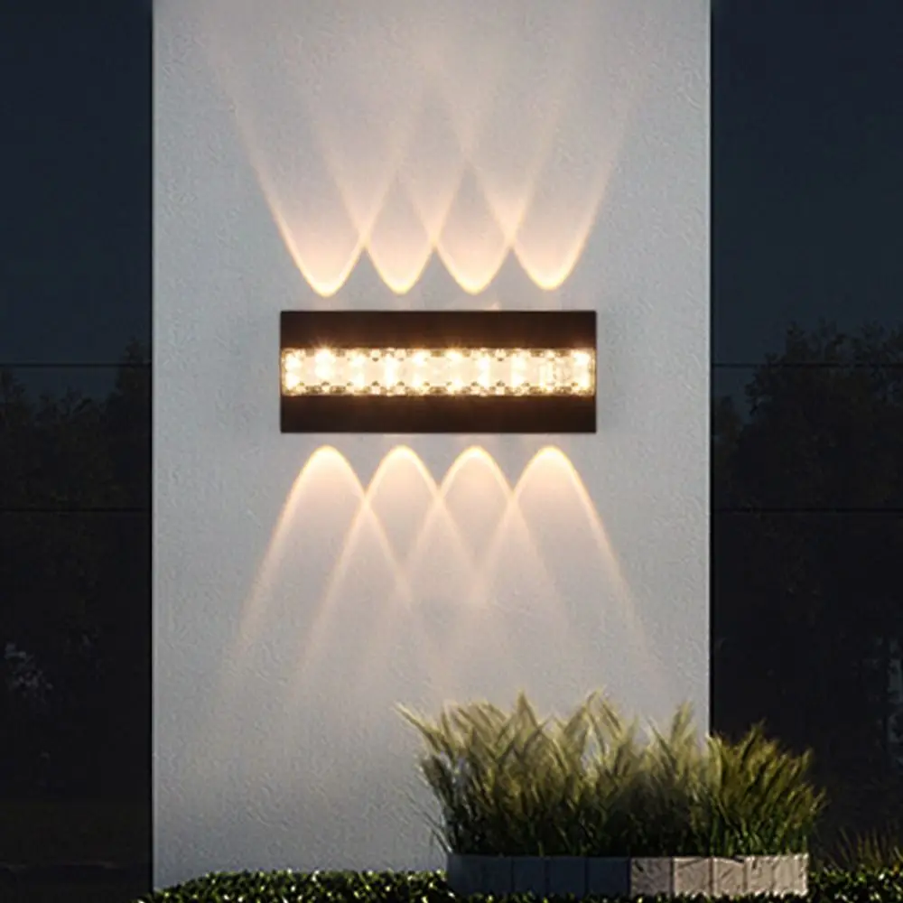 

AC85-265V LED Wall Lamp 10W/8W/6W Warm/RGB Lights Waterproof Wall Light Modern Wall-mounted Outdoor Wall Lantern