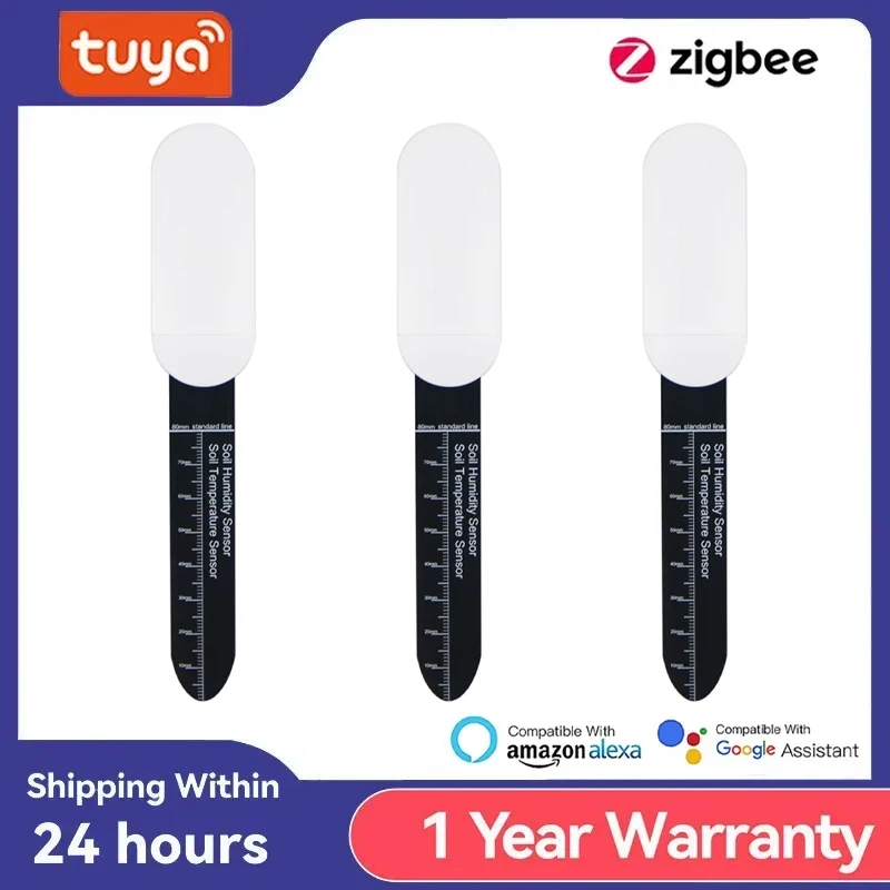 

Soil Water Tester Sensor Detector Monitor Global Version For Tuya Home Assistant Temperature and Humidity Detector Flower Care