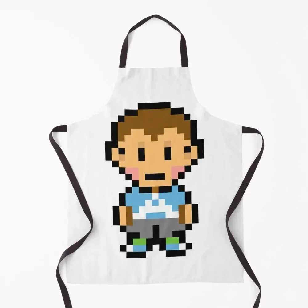 8-bit Original Art Male Villager 3 Apron chef for man Kitchen Tools Accessories Cooking Apron