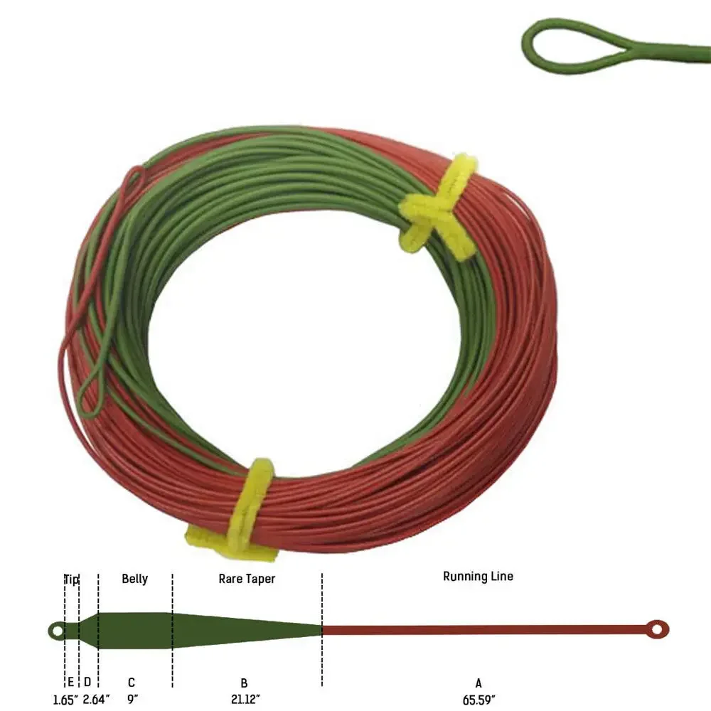 

Aventik Big Game Flies Fly Fishing Line Solid Float Predator 33ft Aggressive Head Короткая передняя конусная длинная задняя коническая леска