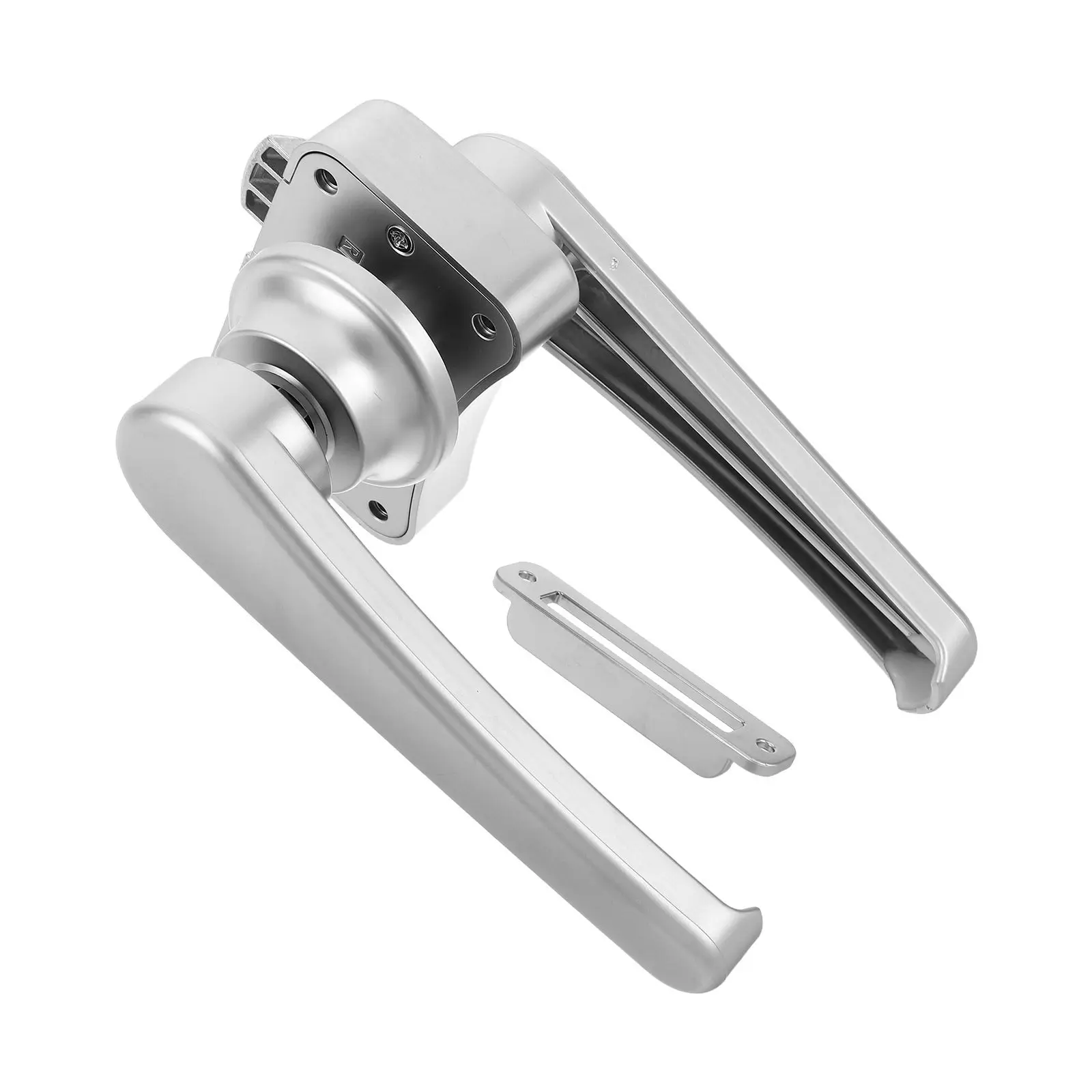 RV Bathroom Door Lock Set – Keyless Privacy Handle for Travel Trailer, Toilet & Bedroom Doors