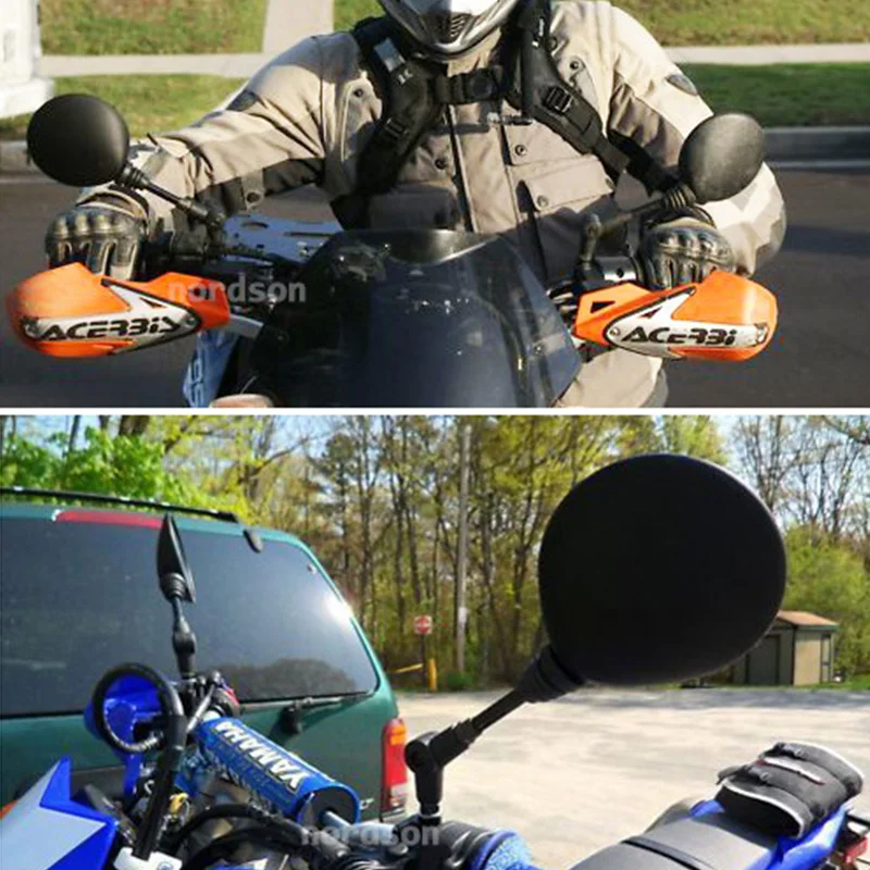 dirt bike helmet mirror Trail Make your bike ride safer and easier with the Nishiki Helmet Mirror MSW Selfie Helmet Mirror RVM-200