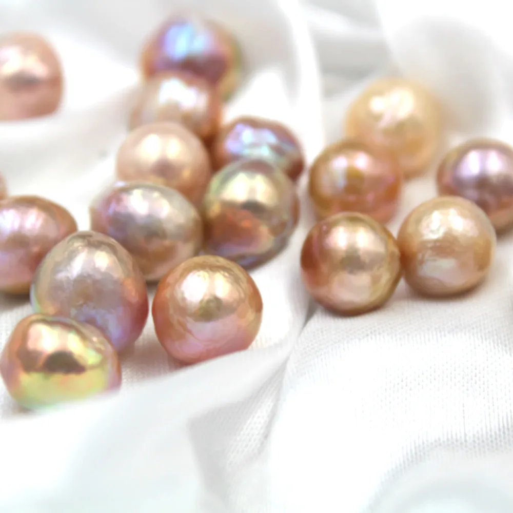 Natural Freshwater Pearl Precious Baroque Unhole Demon Purple Pearl Jewelry DIY Necklace Bracelet Earrings Jewelry Accessories