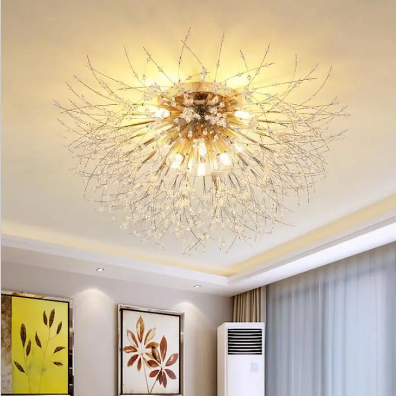 

Dandelion Ceiling Lamp Warm Romantic Bedroom Wedding Room Modern Ceiling Light Kids Room Living Room Led Lamps