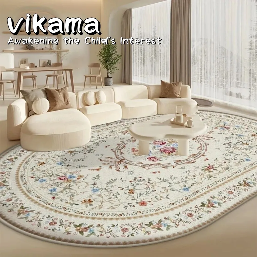 vikama-floral-rug-european-vintage-washable-rug-non-slip-modern-floor-mat-ideal-for-living-room-and-bedroom-home-decor