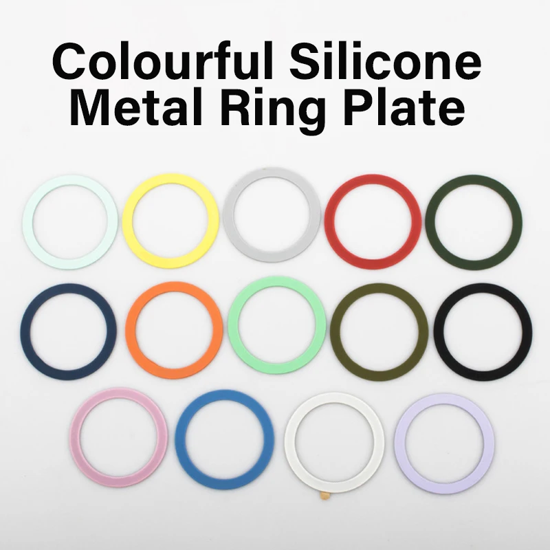 1/3 stücke Telefon Metall Zurück Aufkleber Eisen Platten für Magsafe Ring Platte für Magnetische Halter Blatt für iPhone 17 16 15 Pro/Plus Xiaomi