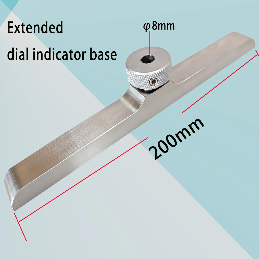 Depth base bridge long length 150mm Cooperate with digital dial indicator measure big hole deep depth install hole diameter 8mm