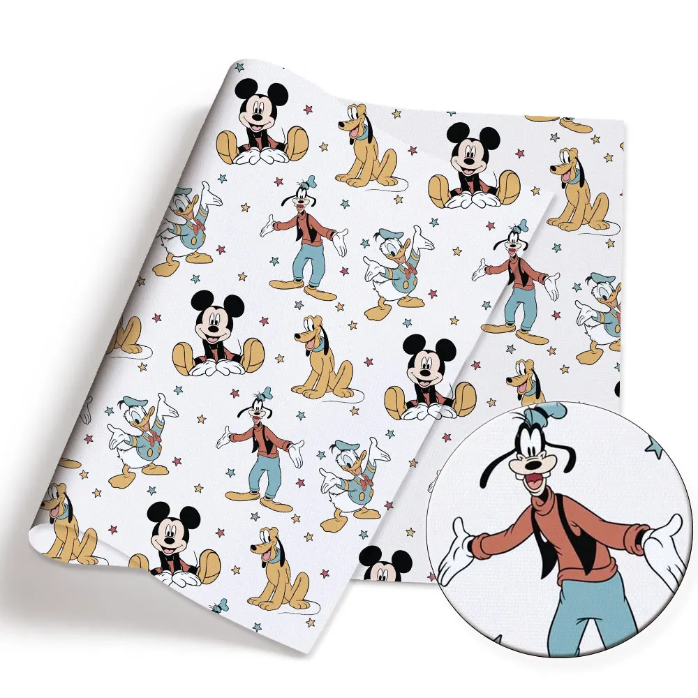 ديزني النسيج 140x50 سنتيمتر الكرتون النسيج خليط الأنسجة طفل المنسوجات المنزلية الخياطة دمية فستان الستار نسيج القطن والبوليستر #2