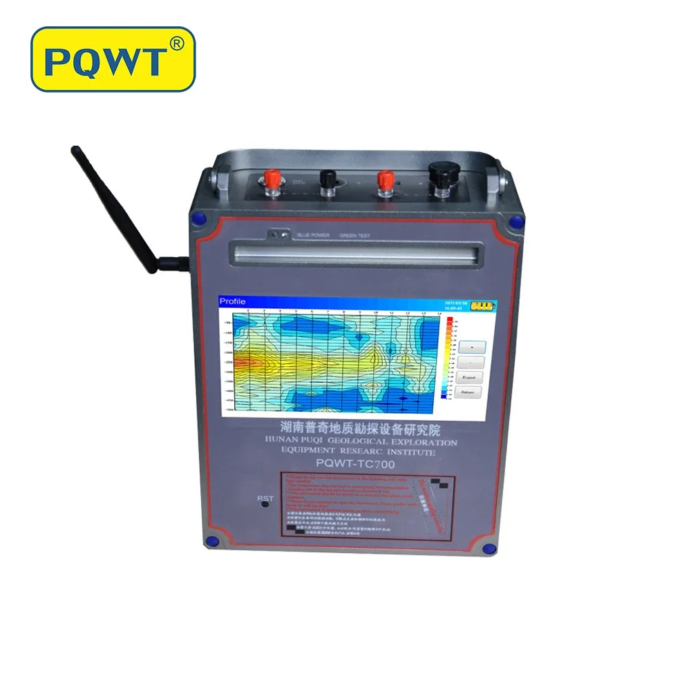 Industrial metal detector PQWT WT900 geological exploration mining machinery deep mineral detection equipment