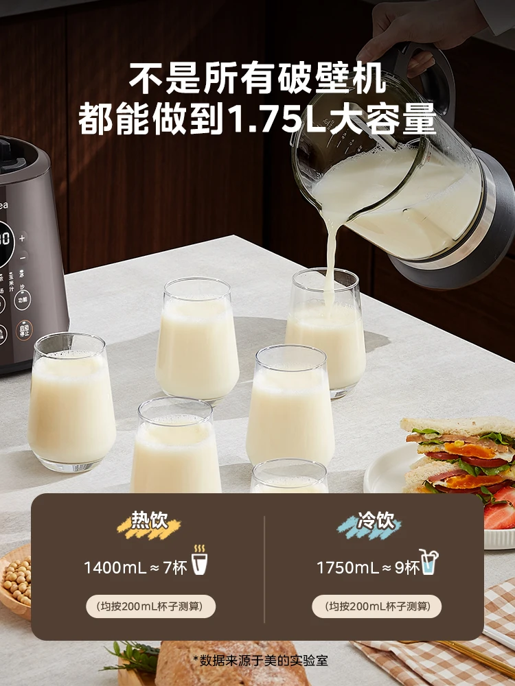 Midea Wall Breaking Machine Multi-function Cooking Machine Juicer Soybean Milk Blenders Electric Blender  Liquidificadores