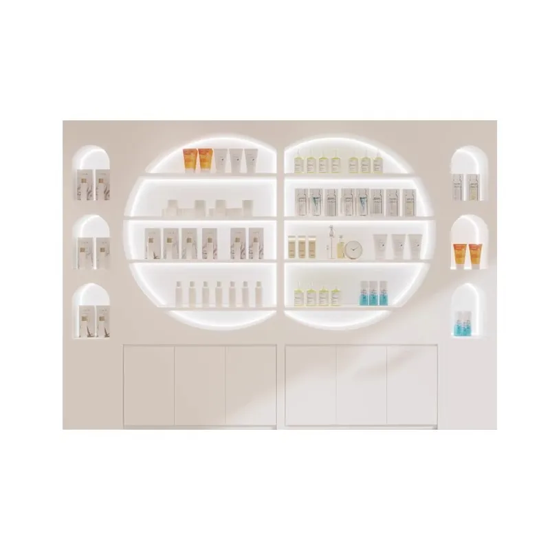 *Custom Modern Hair Extension Shop Display Case Cabinet  Wooden Display Cabinets for Medals