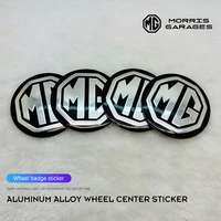 4Pcs Car aluminum alloy wheel hub center badge stickers For Morris Garages MG ZS 5 7 6 Cyberster MG4 EV ES5 HS ONE GT GS MG3