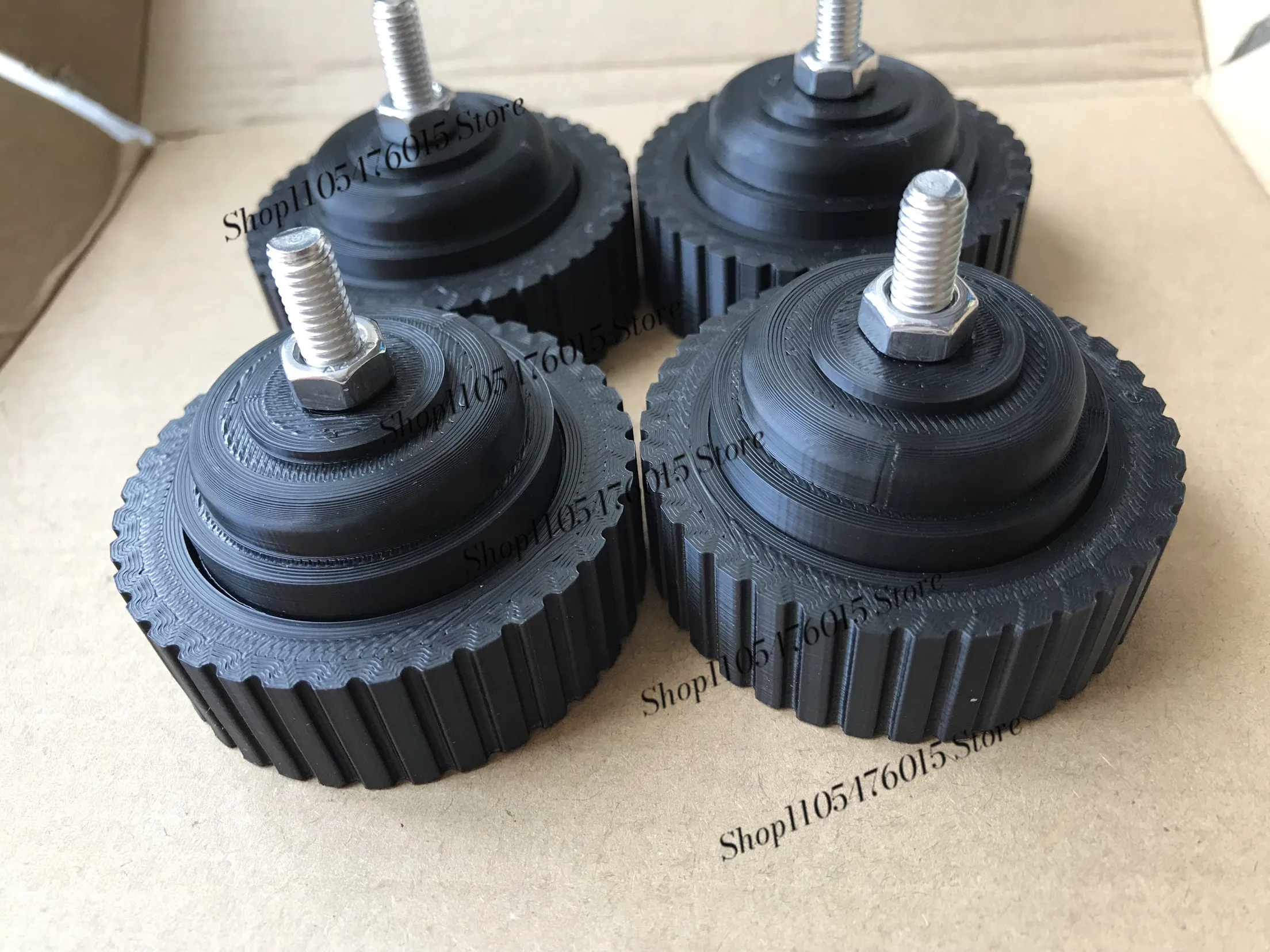 4Pcs Spring Loaded Turntable Feet for Denon DP-1200 Vinyl Record Player Anti-Vibration Rubber Isolation Feet Repair Parts