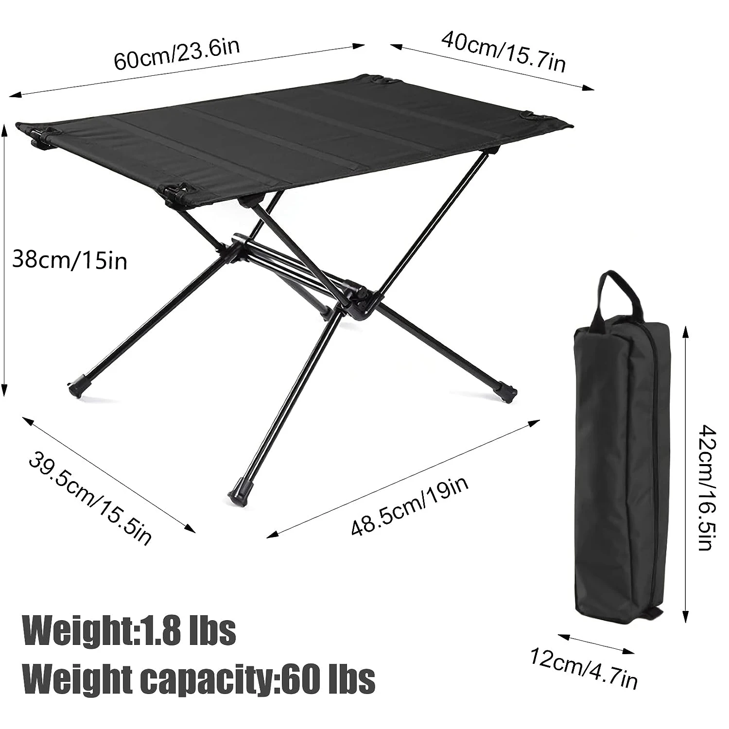 Outdoor Folding Simple Fishing Aluminum Small Picnic Backpacking Beach Lightweight Tourist Camping Supplies Equipments Tables