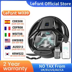 Lefant M320 Robot Vacuum Cleaner with Mopping, Powerful Suction, Visible Dustbin, Quiet, Self-Charging, Works with Alexa