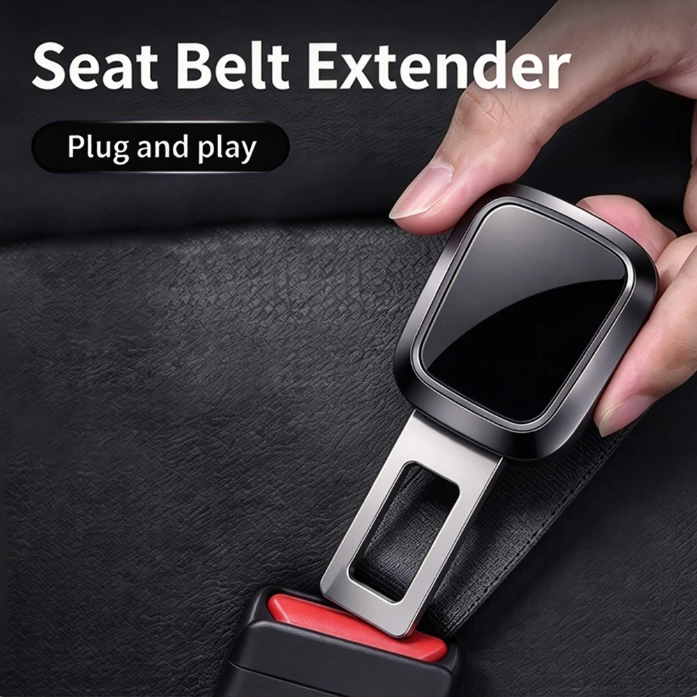 2PCS For Lexus F SPORT ES RX NX LS UX LM LX GX LC RZ IS CT GS RC Car Seat Belt Extension Plug Auto Safety Seat Lock Clip Buckle