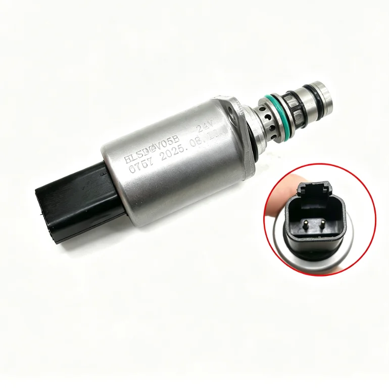 24V Hydraulic Proportional Solenoid Valve for For excavator Systems Replaces OE HLSDCV05B for Reliable Operation