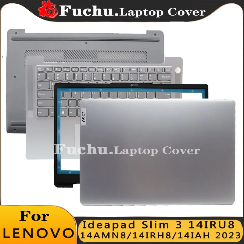 

New For Lenovo Ideapad Slim 3 14IRU8/14IAN8/14ABR8/14AMN8/14IRH8/14IAH8 2023 Laptop Accessories Lcd Back Cover/Bottom With LOGO