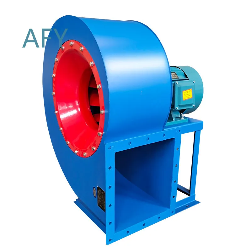 Centrifugal Fan for Industrial Dust Removal High Pressure Strong High Temperature Resistance 5.5kw Induced Draft Fan for