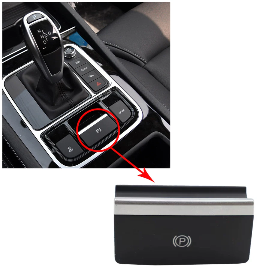 Electronic Handbrake Switch Button, Reverse Radar & Hill Assist, P Gear Parking Switch Button For BYD Song MAX