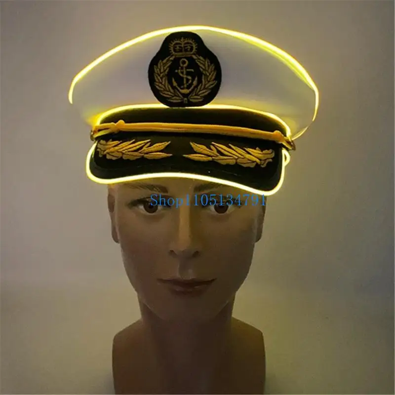 

98km Adjustable LED Embroidered Hat for Music Festivals, Night Gatherings, and Outdoor Activity