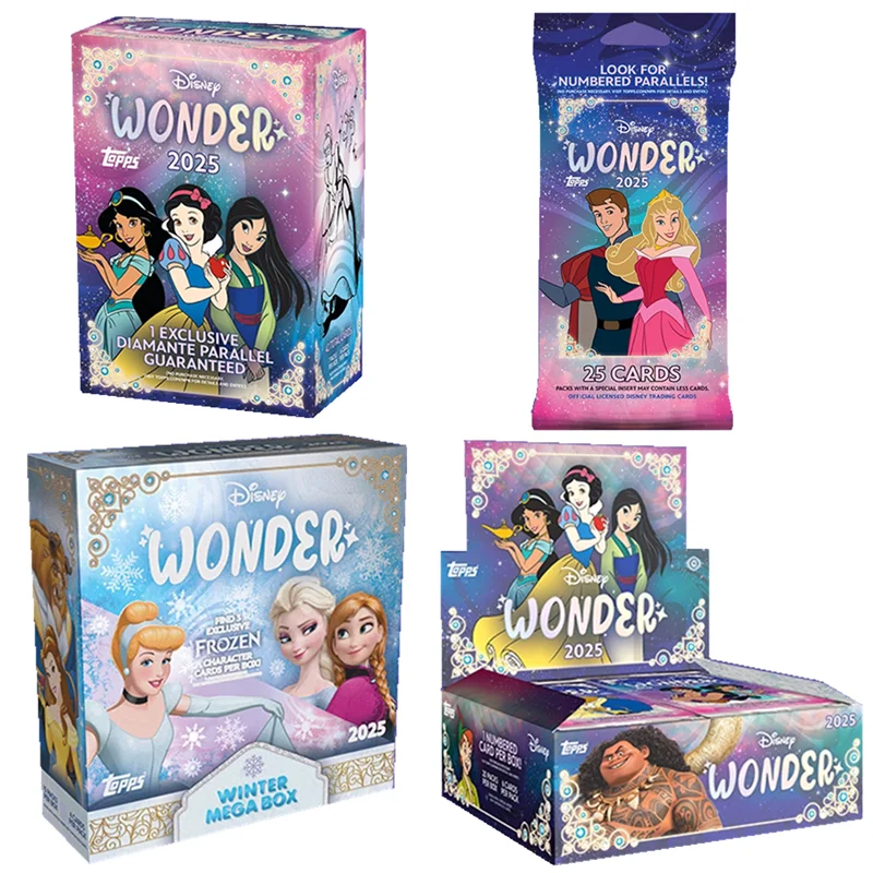 

Картки Диснея с топом 2025 года, коллекция чудовой коробки номинальной коробки ограниченного выпуска, идеальный анимированный праздничный подарочный набор коллекционных коробок.