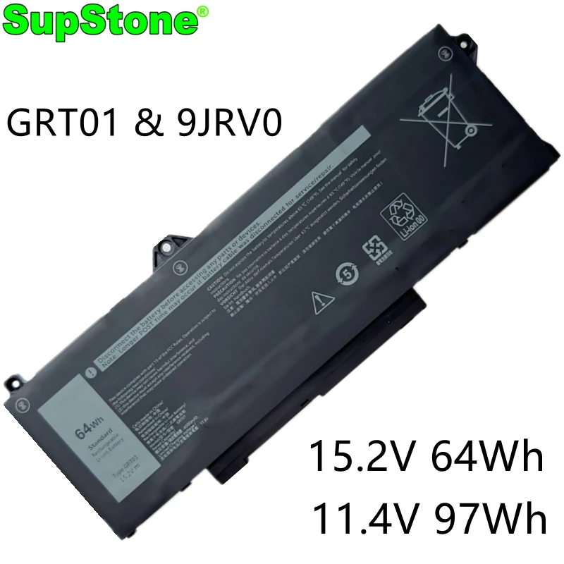 Batería GRT01 9JRV0 para Dell Alienware M17 R5 AMD,Latitude 5421 5431 5521 5531 Precision 3561 3571 3581 3470 P50E P104F P137G003