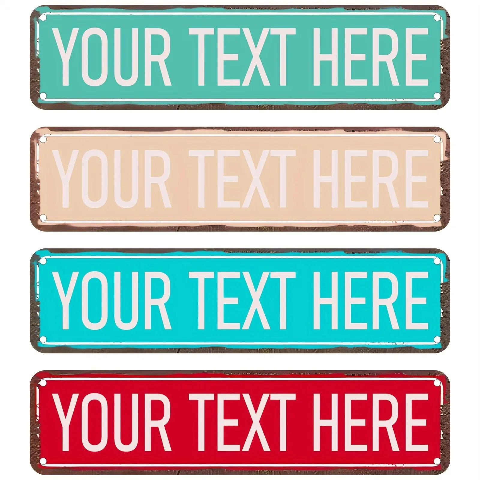 

Индивидуальная уличная табличка 4x16 дюймов, персонализированная именная табличка для настенного крепления, для декора дома внутри и снаружи помещений.