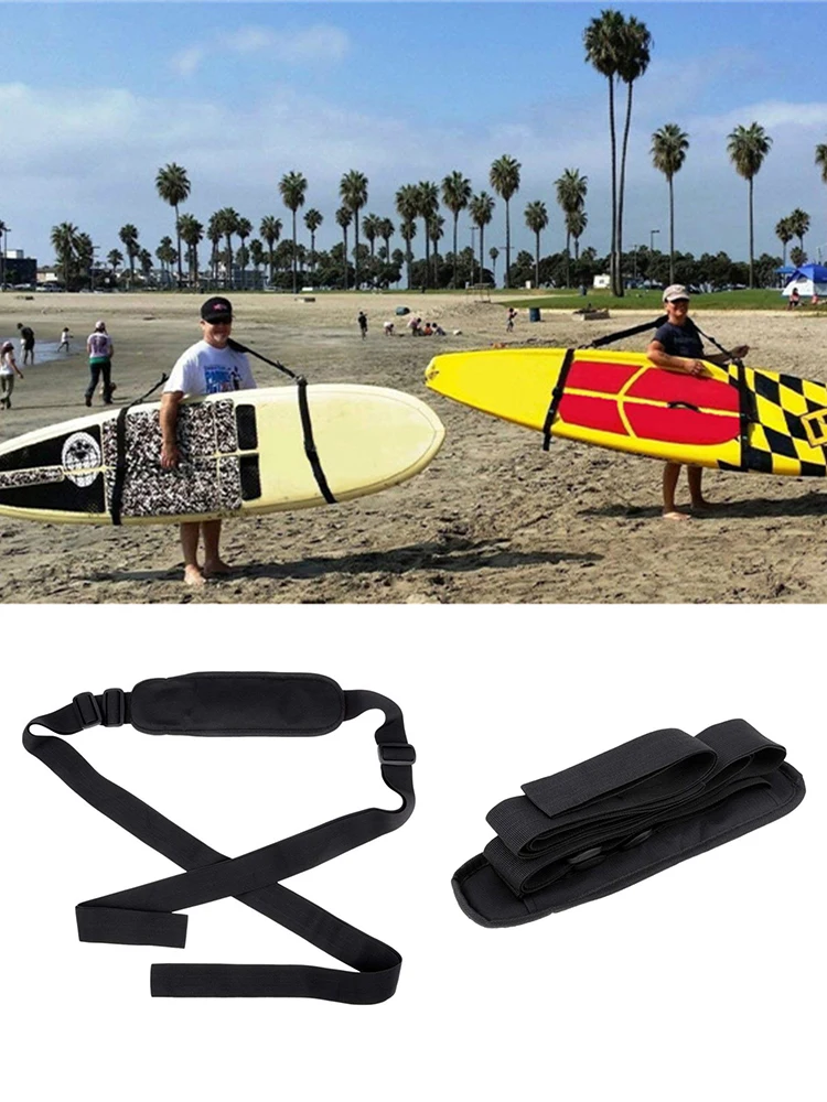 

Регулируемый плечевой ремень для переноски досок для серфинга, SUP-досок, серф-финов и весел для серфинга, 1 шт.