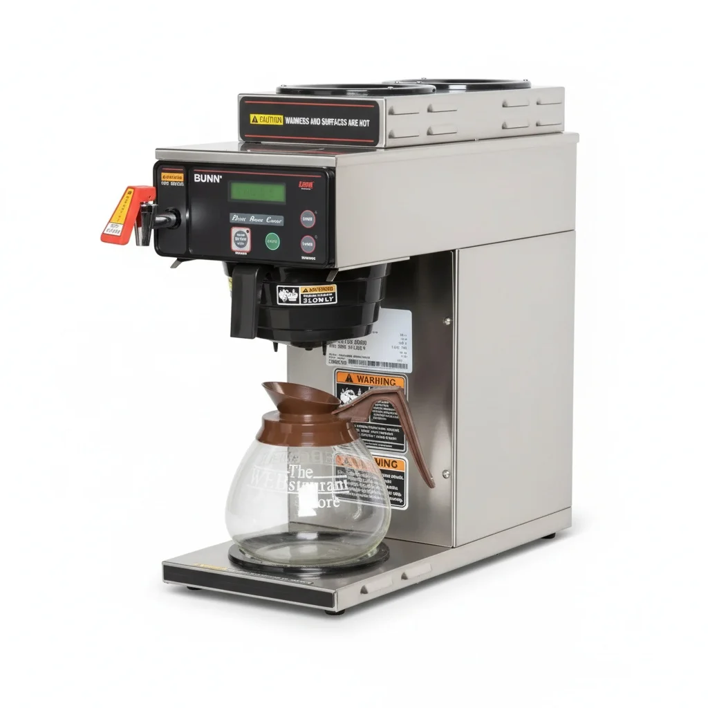 

Commercial Coffee Machine, Stainless Steel, American Coffee Brewer, 12 Cup Espresso Maker, NSF, Restaurant, 8.5kg/18.7lbs