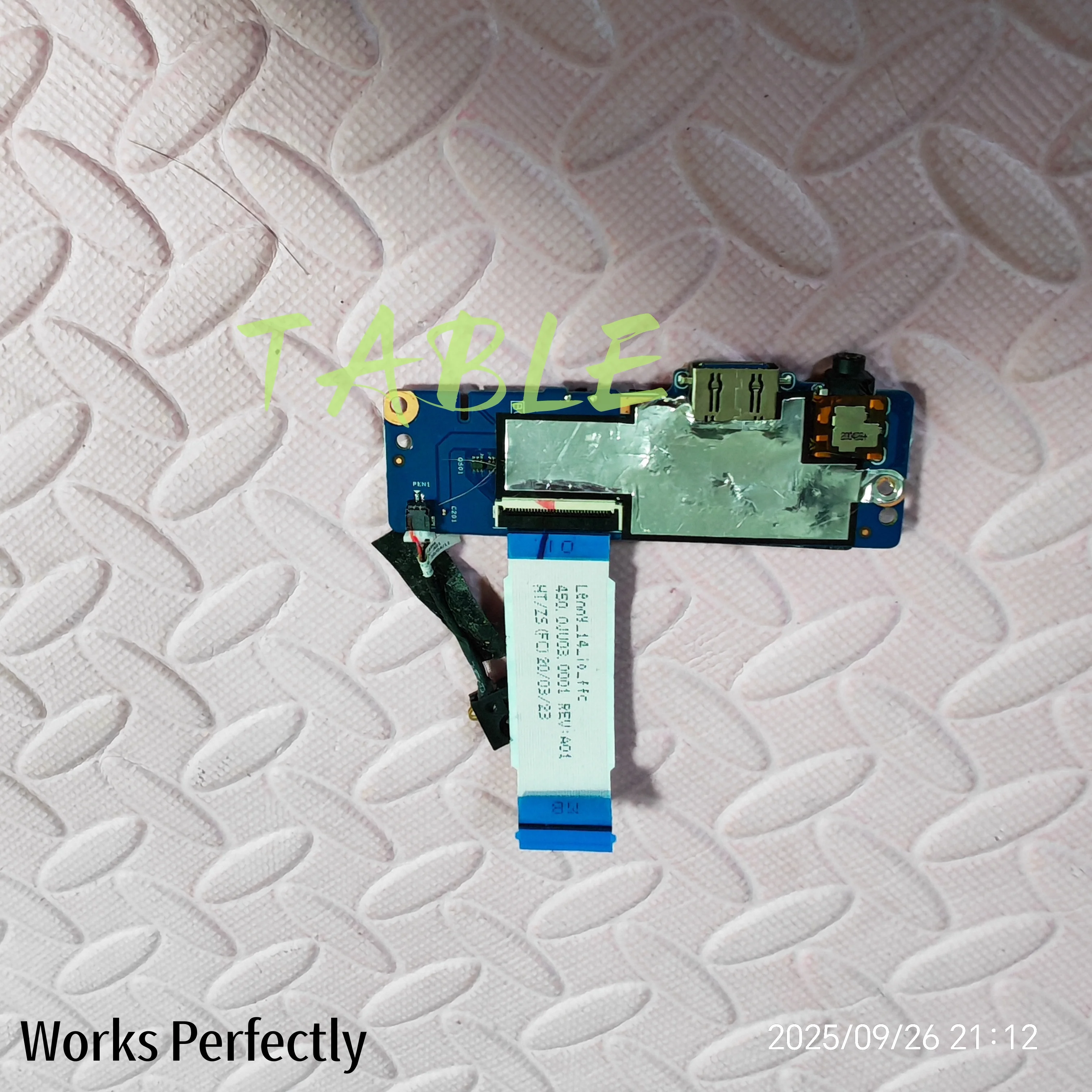 

19A60-1 PCNANNY ДЛЯ HP 448.0JU06.0011 USB-плата аудио с кабелем 100% тест в порядке